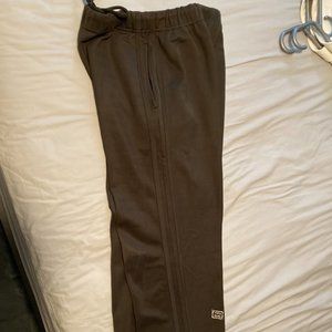 Used Men's Billabong track pants dark brown SMALL